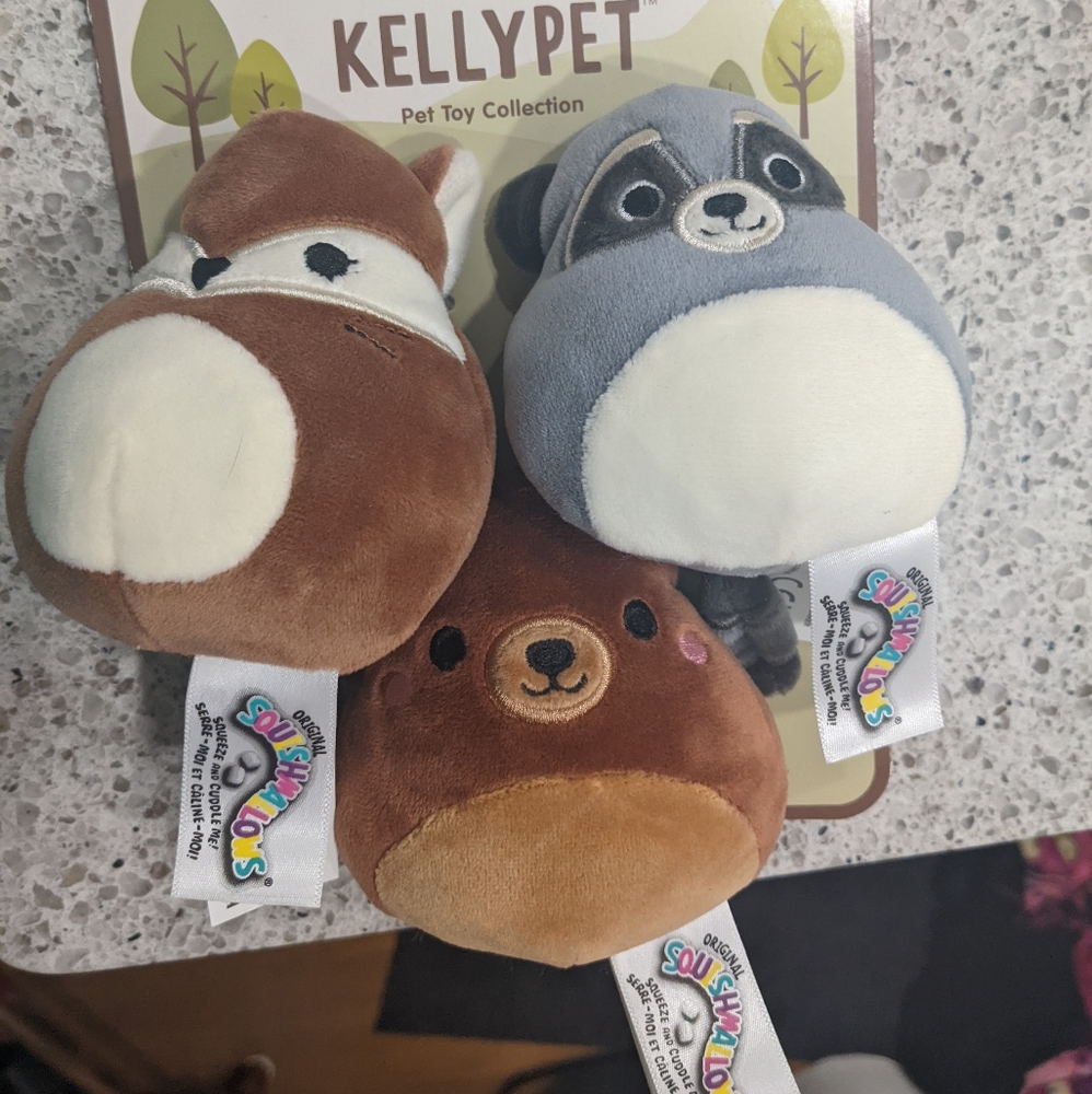 Squishmallows dog toys NEW